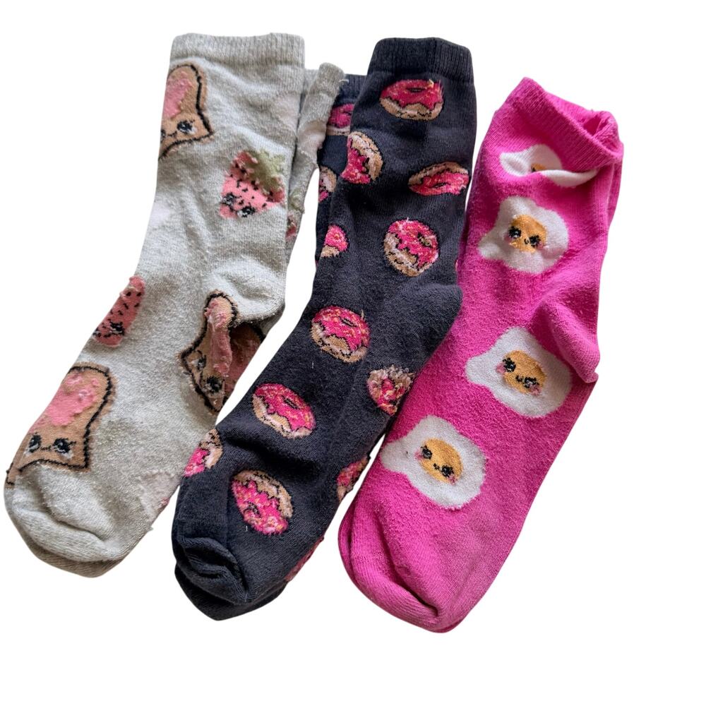 Girls Fun Socks Bundle - Medium, Cute Prints!